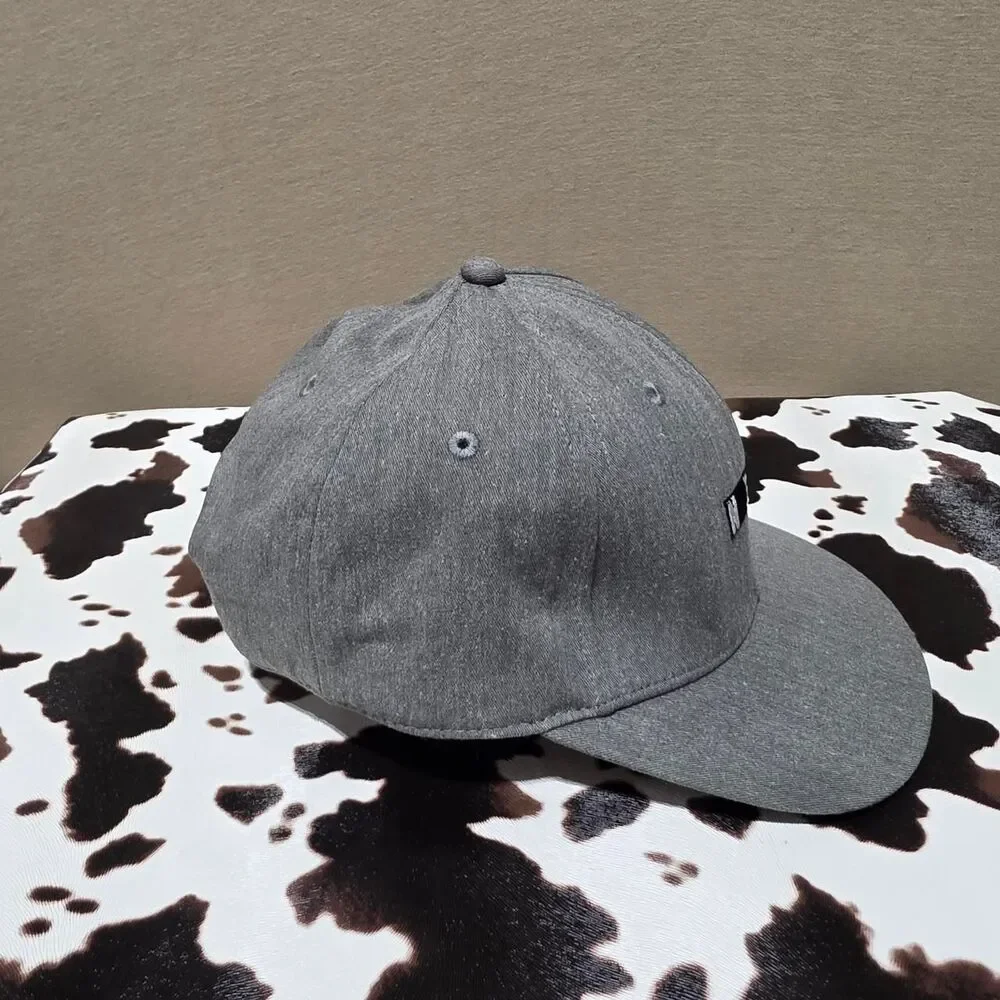 Neff men's snapback hat heather gray with black & white logo